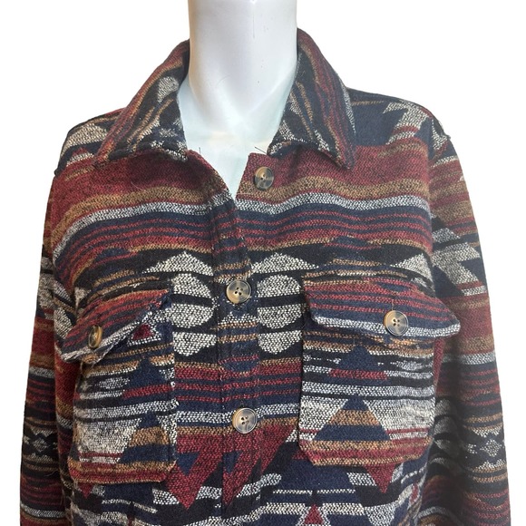 Idyllwind Jackets & Blazers - Idyllwind Fueled by Miranda Lambert Aztec Southwest Blanket Shirt Jacket XS/M